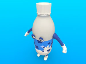 cartoon characters 3D Model