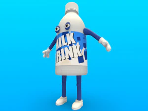 cartoon characters 3D Model
