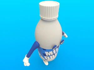 cartoon characters 3D Model
