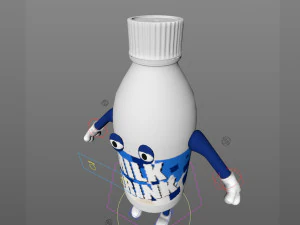cartoon characters 3D Model