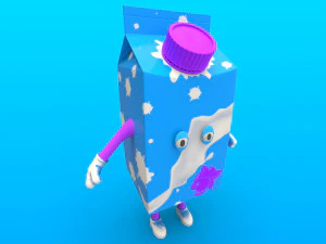 cartoon characters 3D Model