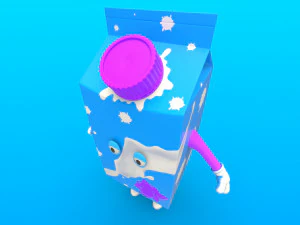 cartoon characters 3D Model