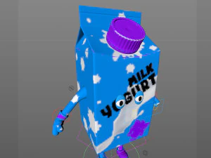 cartoon characters 3D Model