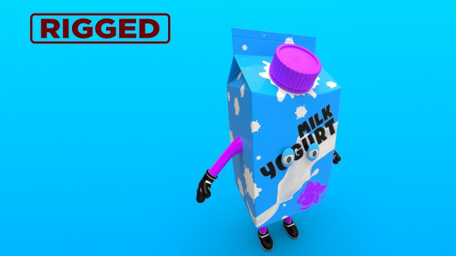 cartoon characters Modelo 3D .c4d .max .obj .3ds .fbx .stl .blend 