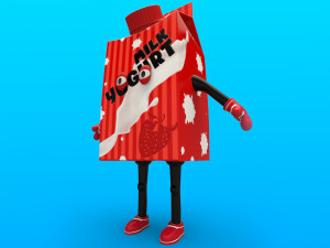 cartoon characters Modèle 3D