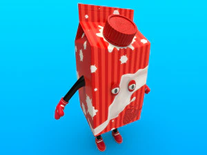cartoon characters 3D Model