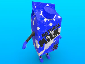 cartoon characters 3D Model