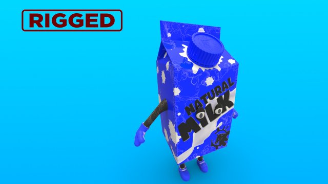 cartoon characters 3D 模型 .c4d .max .obj .3ds .fbx .stl .blend 