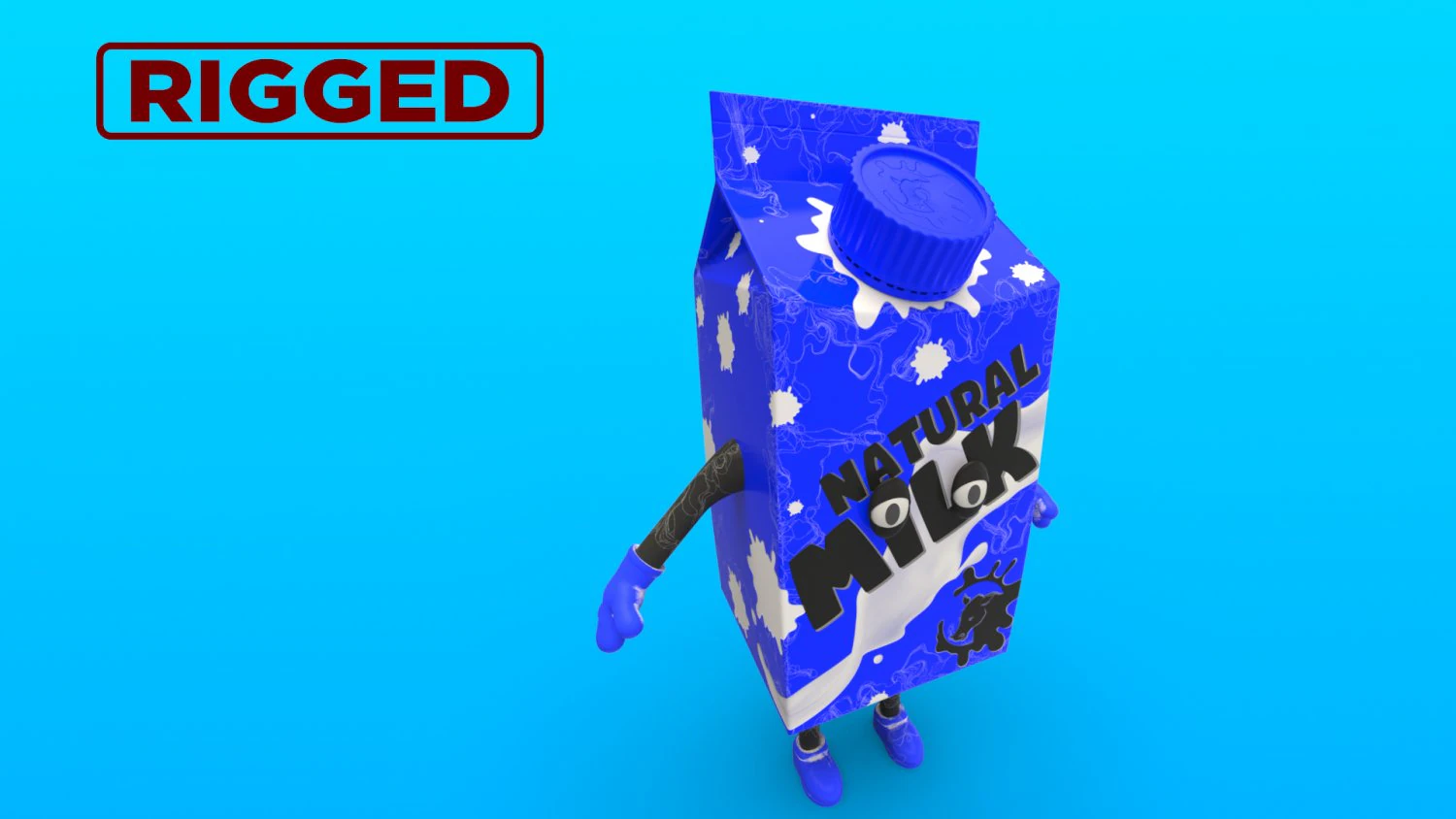cartoon characters 3D Model .c4d .max .obj .3ds .fbx .stl .blend 