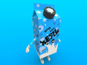 cartoon characters 3D Model