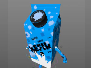 cartoon characters 3D Model