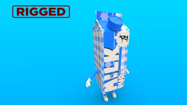 cartoon characters Model 3D .c4d .max .obj .3ds .fbx .stl .blend 