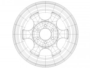 car rim Modello 3D