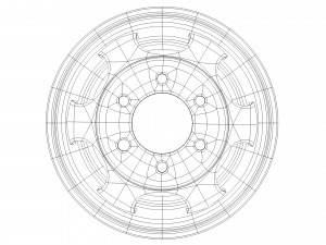 car rim Modello 3D