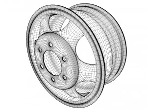 자동차 림 3D 모델
