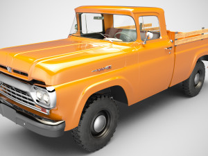 ford-f-100 Modelo 3D