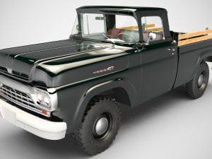 ford-f-100 Modelo 3D