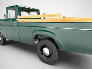 ford-f-100 Modelo 3D