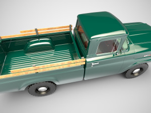 ford-f-100 Modelo 3D