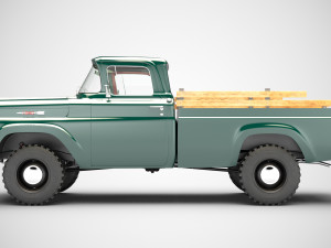 ford-f-100 Modelo 3D