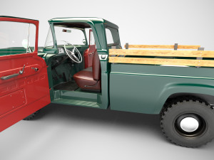ford-f-100 Modelo 3D