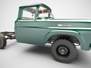 ford-f-100 Modelo 3D