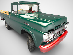 ford-f-100 Modelo 3D
