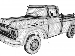 ford-f-100 Modelo 3D