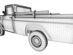 ford-f-100 Modelo 3D