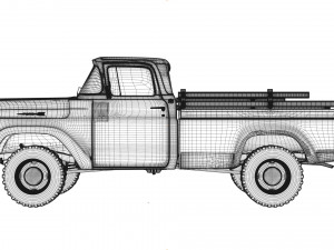 ford-f-100 Modelo 3D