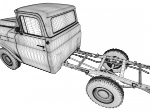 ford-f-100 Modelo 3D