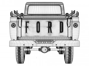 ford-f-100 Modelo 3D