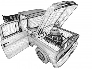 ford-f-100 Modelo 3D