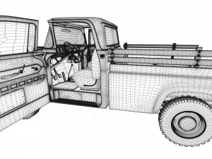 ford-f-100 Modelo 3D
