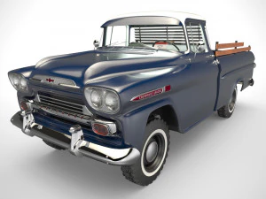 chevrolet apache 4x4 3D Model