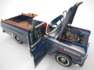 chevrolet apache 4x4 3D Model