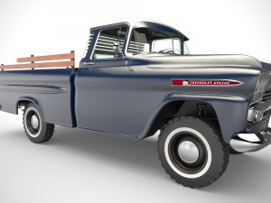 chevrolet apache 4x4 3D Model