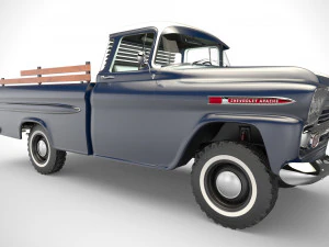 chevrolet apache 4x4 3D Model