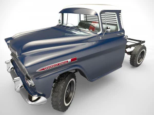 chevrolet apache 4x4 3D Model