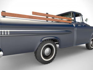 chevrolet apache 4x4 3D Model