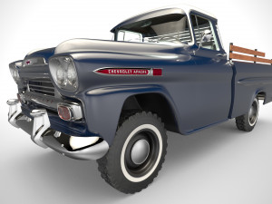 chevrolet apache 4x4 3D Model