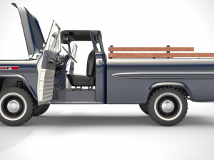 chevrolet apache 4x4 3D Model