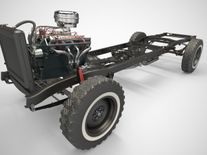chevrolet apache 4x4 3D Model
