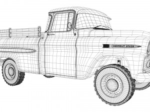 chevrolet apache 4x4 3D Model