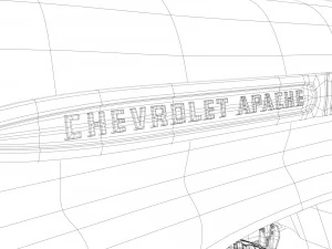 chevrolet apache 4x4 3D Model