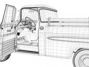 chevrolet apache 4x4 3D Model