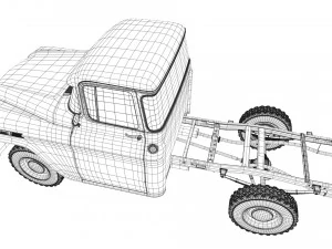 chevrolet apache 4x4 3D Model