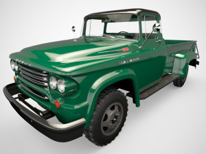 dodge power wagon 4x4 3D Модель