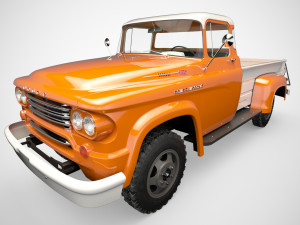 dodge power wagon 4x4 3D Модель