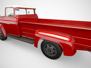 dodge power wagon 4x4 3D Модель